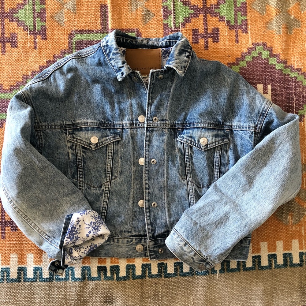 American eagle vintage inspired jean jacket